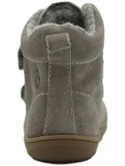 Leder-Boots in Grau><noscript><img width=