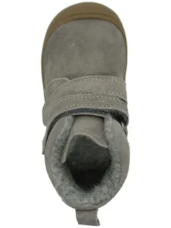 Leder-Boots in Grau><noscript><img width=
