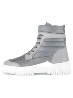 Leder-Boots in Grau>Gabor Best