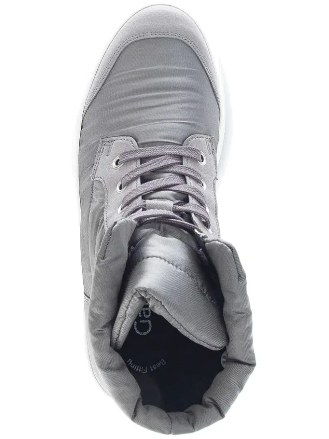 Leder-Boots in Grau>Gabor Best