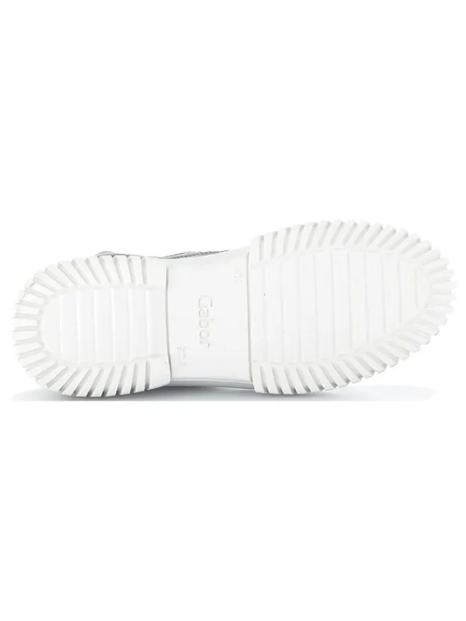 Leder-Boots in Grau>Gabor Best