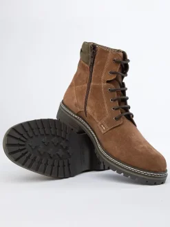Leder-Boots in Hellbraun>PAUL VESTERBRO New