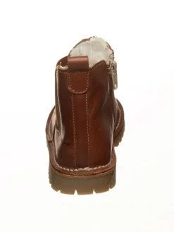 Leder-Boots in Hellbraun><noscript><img width=