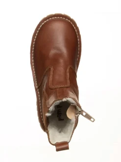 Leder-Boots in Hellbraun><noscript><img width=