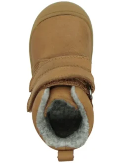 Leder-Boots in Hellbraun><noscript><img width=