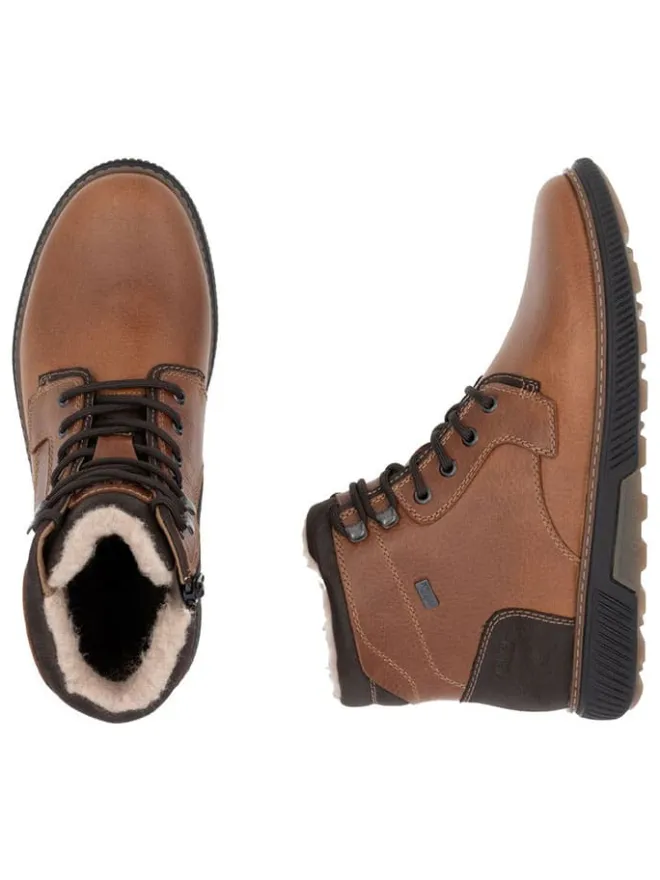 Leder-Boots in Hellbraun>rieker