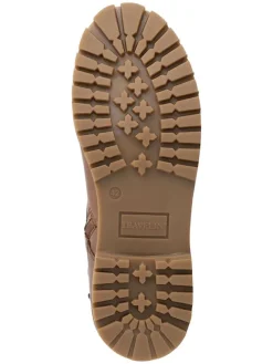 Leder-Boots in Hellbraun><noscript><img width=