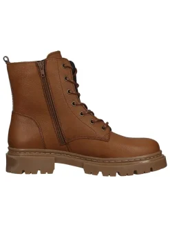 Leder-Boots in Hellbraun><noscript><img width=