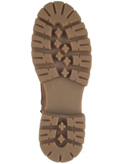 Leder-Boots in Hellbraun><noscript><img width=