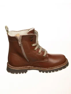 Leder-Boots in Hellbraun>POM POM Clearance