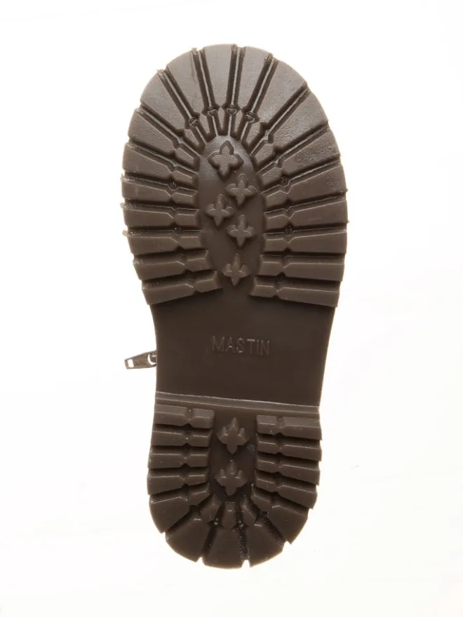 Leder-Boots in Hellbraun>POM POM Clearance