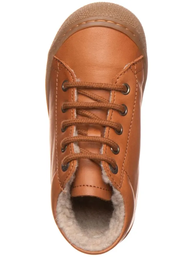 Naturino Lauflernschuhe^Leder-Boots in Hellbraun