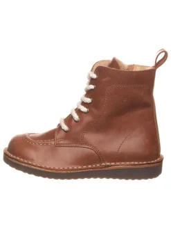 Leder-Boots in Hellbraun>kmins