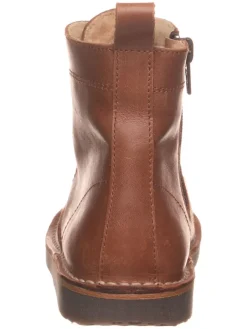 Leder-Boots in Hellbraun><noscript><img width=