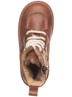 Leder-Boots in Hellbraun><noscript><img width=