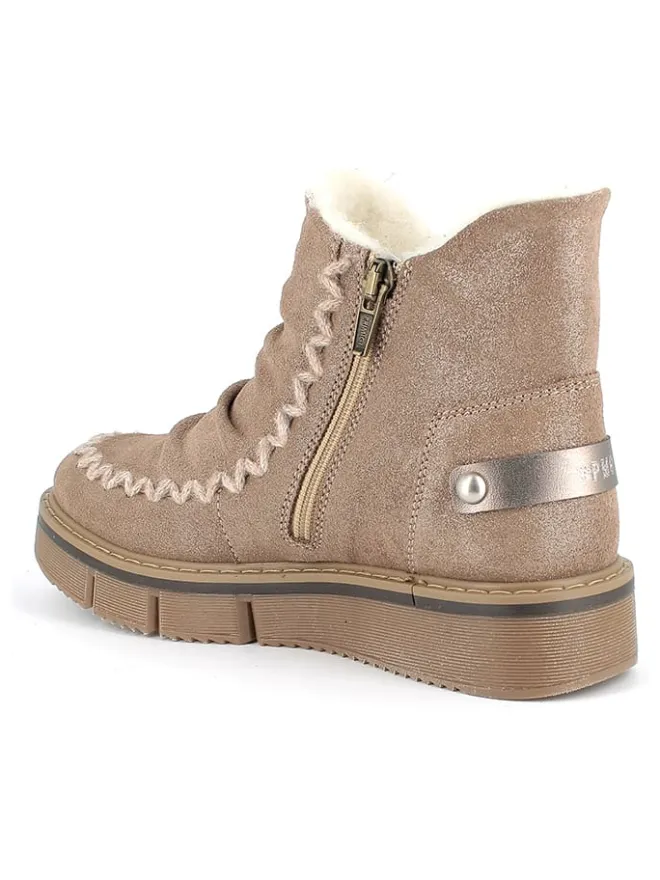 Primigi Stiefel & Boots·Boots^Leder-Boots in Hellbraun