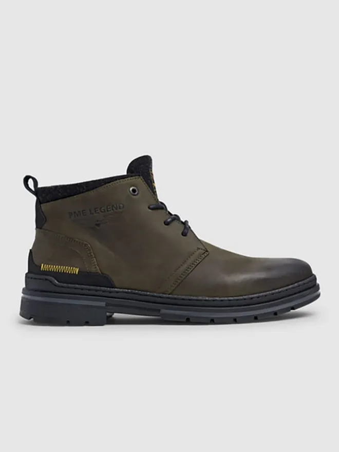 PME Legend Stiefel & Boots^Leder-Boots in Khaki
