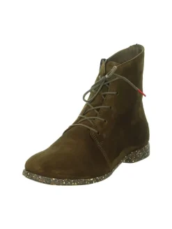 Leder-Boots in Khaki>Think! Sale