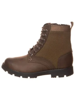 Leder-Boots in Khaki>Clarks
