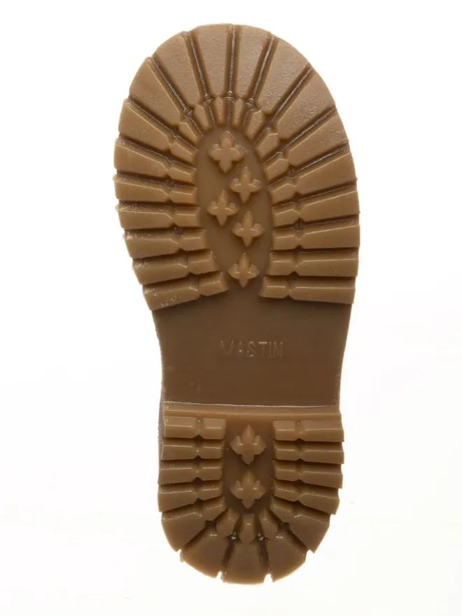 Leder-Boots in Lila>POM POM Clearance
