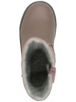 Leder-Boots in Mauve><noscript><img width=