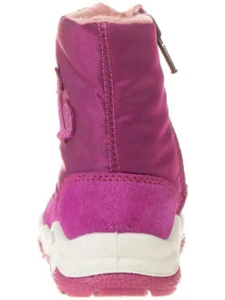 Leder-Boots in Pink><noscript><img width=