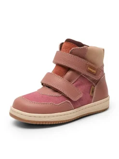 Leder-Boots in Pink>bisgaard