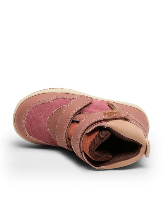 Leder-Boots in Pink>bisgaard