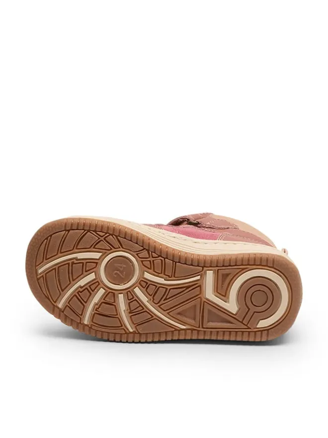 Leder-Boots in Pink>bisgaard