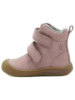 Leder-Boots in Rosa>lamino Outlet