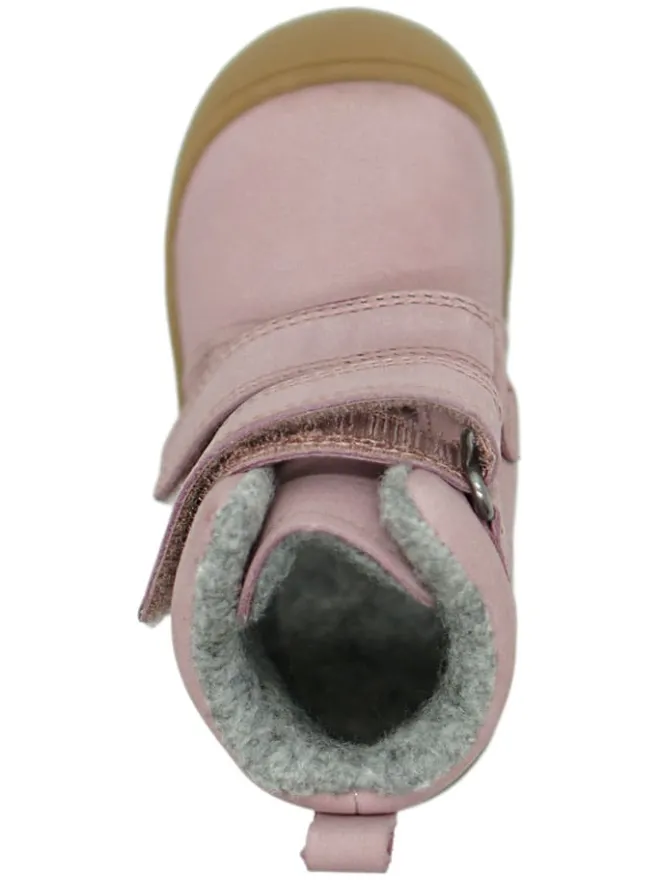 Leder-Boots in Rosa>lamino Outlet