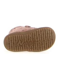 Leder-Boots in Rosa><noscript><img width=