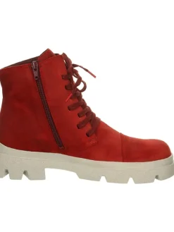 Leder-Boots in Rot><noscript><img width=