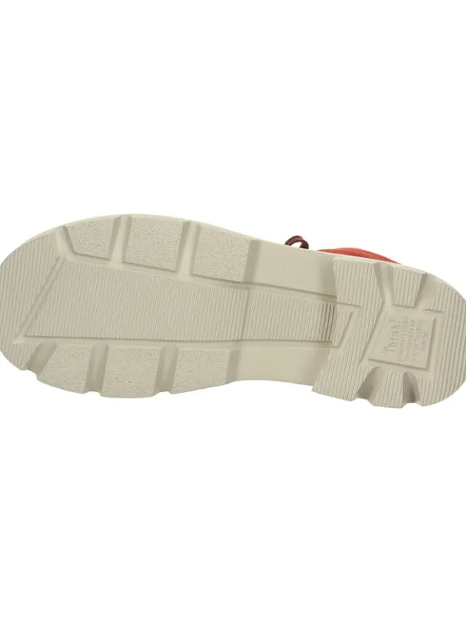 Leder-Boots in Rot>Think! Outlet