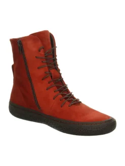 Leder-Boots in Rot><noscript><img width=
