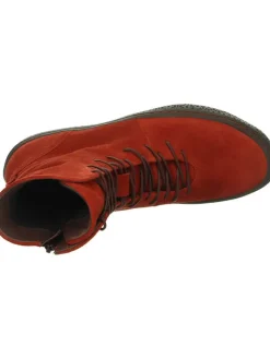 Leder-Boots in Rot><noscript><img width=