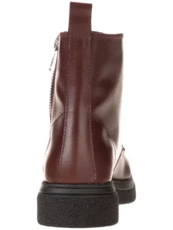 Leder-Boots in Rot><noscript><img width=