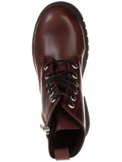 Leder-Boots in Rot><noscript><img width=
