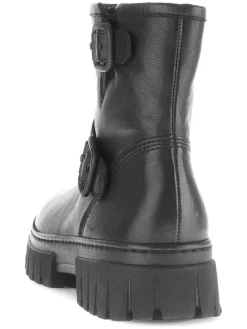 Gabor Stiefeletten^Leder-Boots in Schwarz