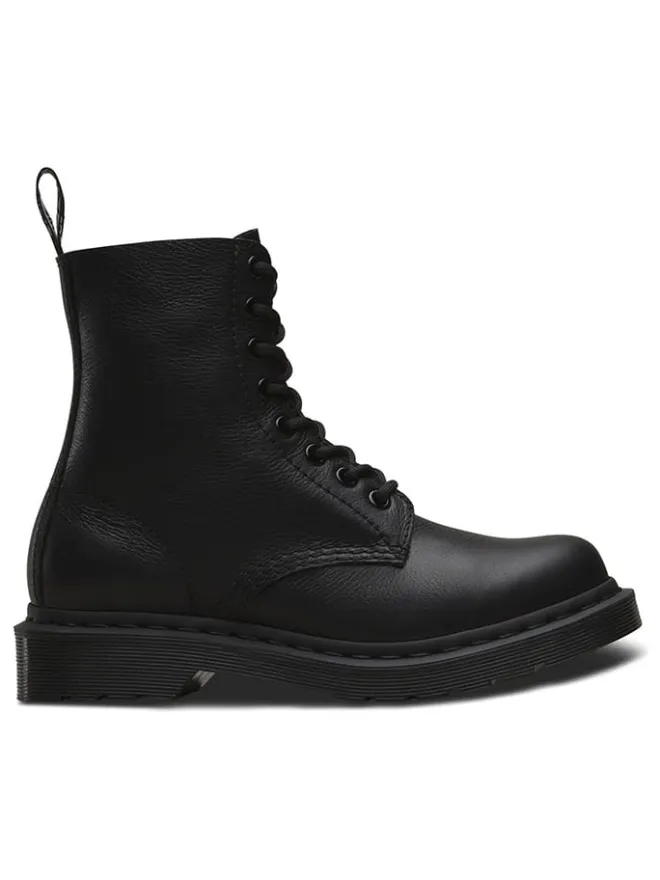 Dr. Martens Stiefel & Boots^Leder-Boots in Schwarz