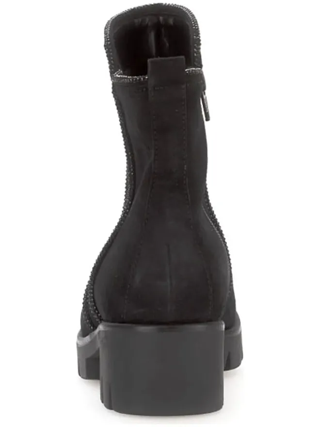 Leder-Boots in Schwarz>Gabor Clearance