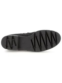 Leder-Boots in Schwarz><noscript><img width=