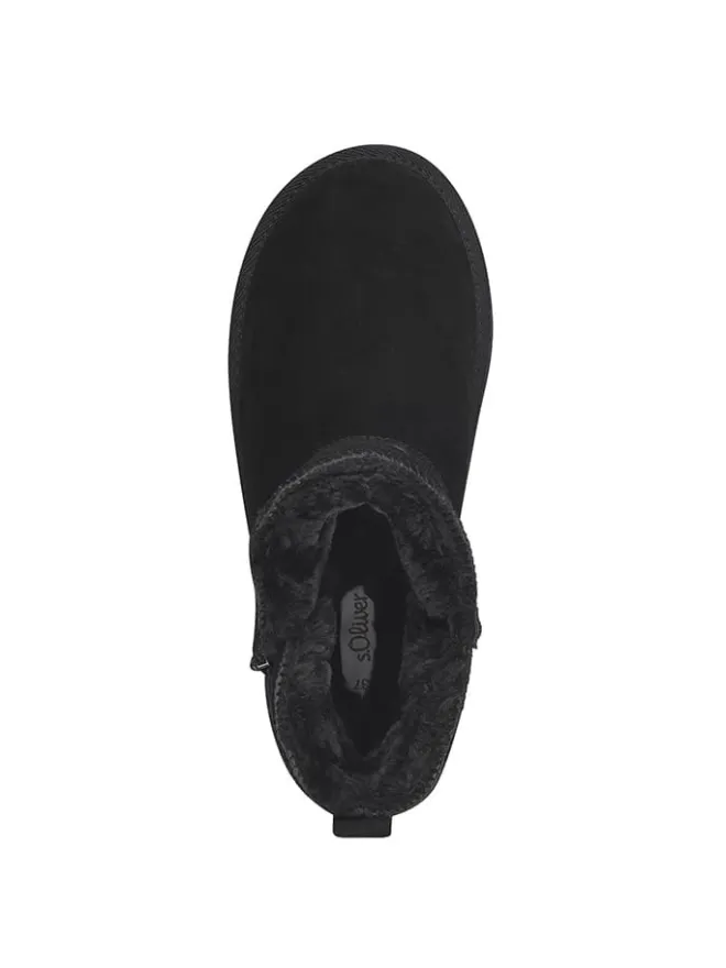 s.Oliver Stiefel & Boots^Leder-Boots in Schwarz