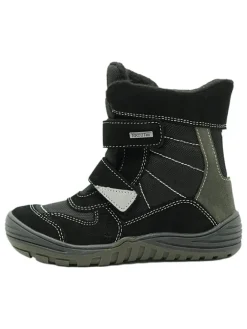 Leder-Boots in Schwarz>El Naturalista Sale