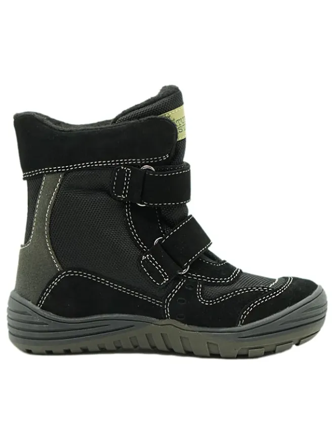 Leder-Boots in Schwarz>El Naturalista Sale
