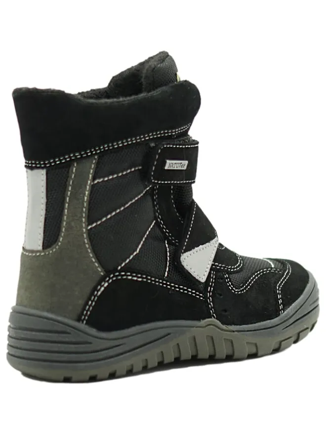 Leder-Boots in Schwarz>El Naturalista Sale
