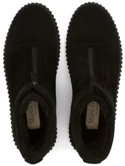 Marc O'Polo Shoes Stiefel & Boots^Leder-Boots in Schwarz