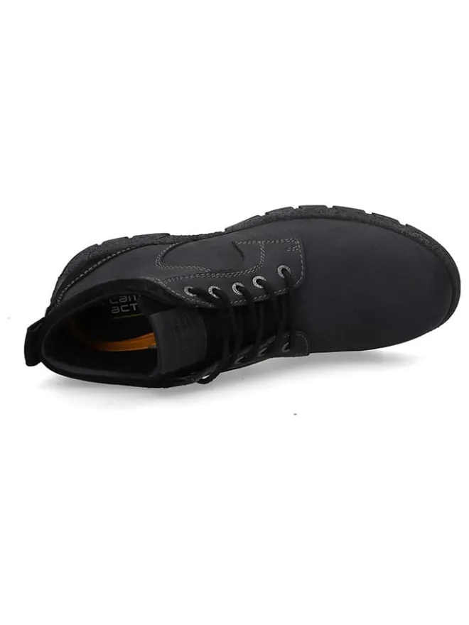 Leder-Boots in Schwarz>Camel Active Clearance