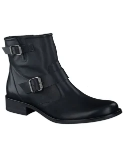 Paul Green Stiefel & Boots^Leder-Boots in Schwarz