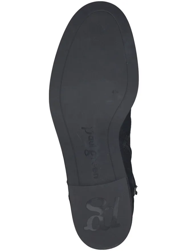Paul Green Stiefel & Boots^Leder-Boots in Schwarz